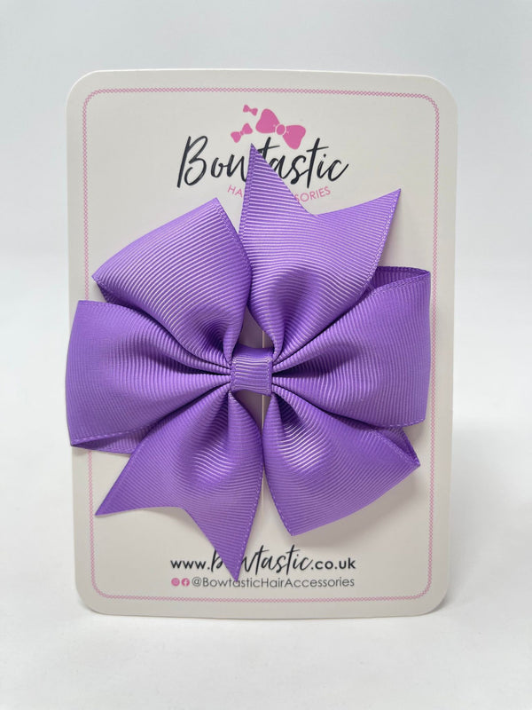 4 Inch Pinwheel Bow - Grape