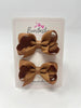2 Inch Bow - Chipmunk - 2 Pack