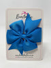4 Inch Pinwheel Bow - Aegean Blue