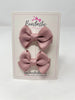 2 Inch Flat Bows Style 2 - Antique Mauve - 2 Pack