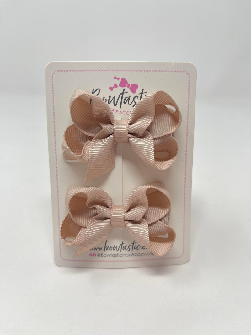 2 Inch Bow - Vanilla - 2 Pack