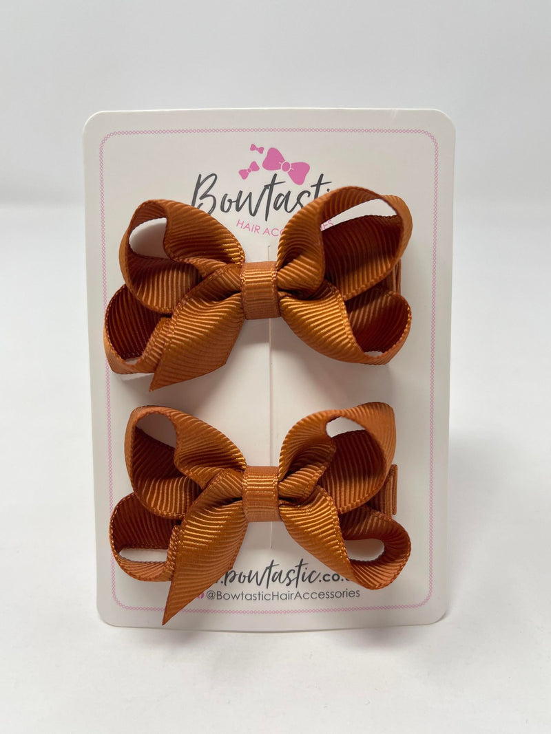 2 Inch Bow - Copper - 2 Pack