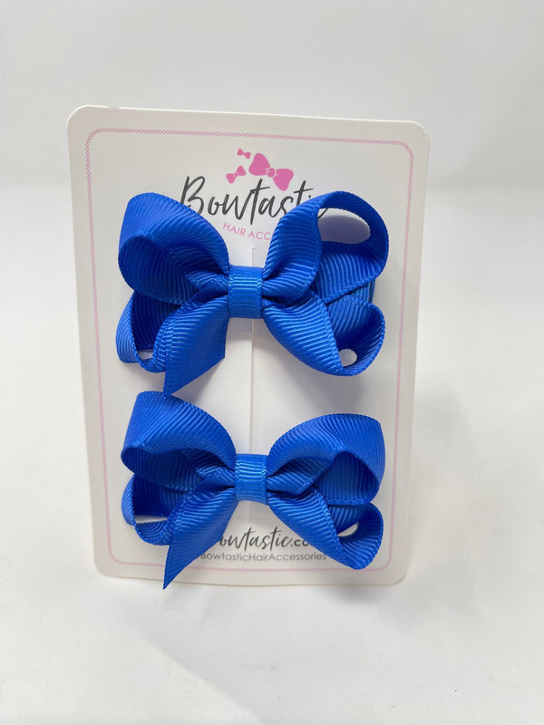 2 Inch Bow - Royal Blue - 2 Pack