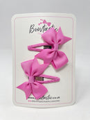 2.5 Inch Snap Clips - Rose Bloom - 2 Pack