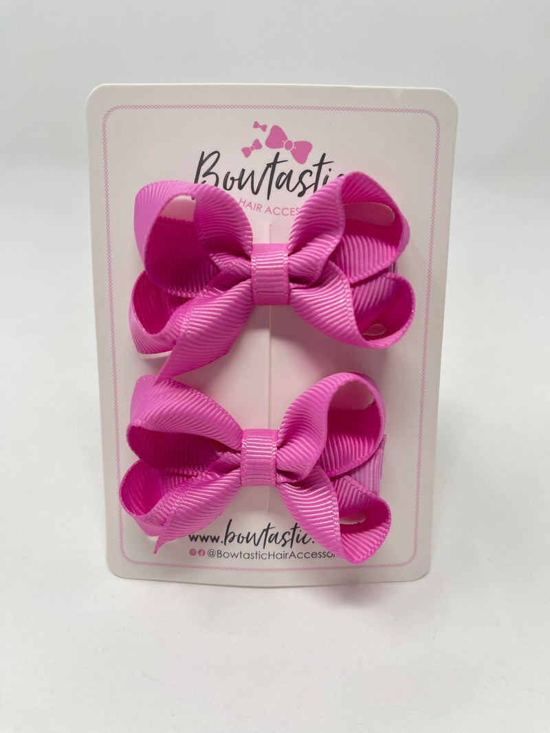 2 Inch Bow - Rose Bloom - 2 Pack