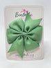 4 Inch Pinwheel Bow - Sage Green