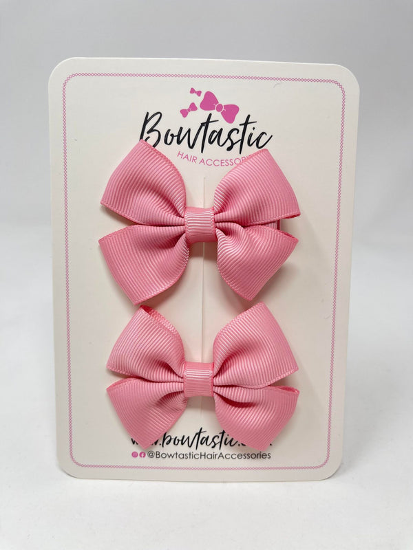 2.5 Inch Butterfly Bows - Peony - 2 Pack