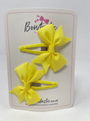 2.5 Inch Snap Clips - Lemon - 2 Pack