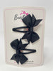 2.5 Inch Snap Clips - Black - 2 Pack