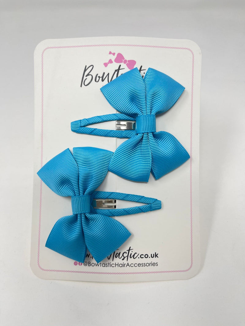 2.5 Inch Snap Clips - Turquoise - 2 Pack