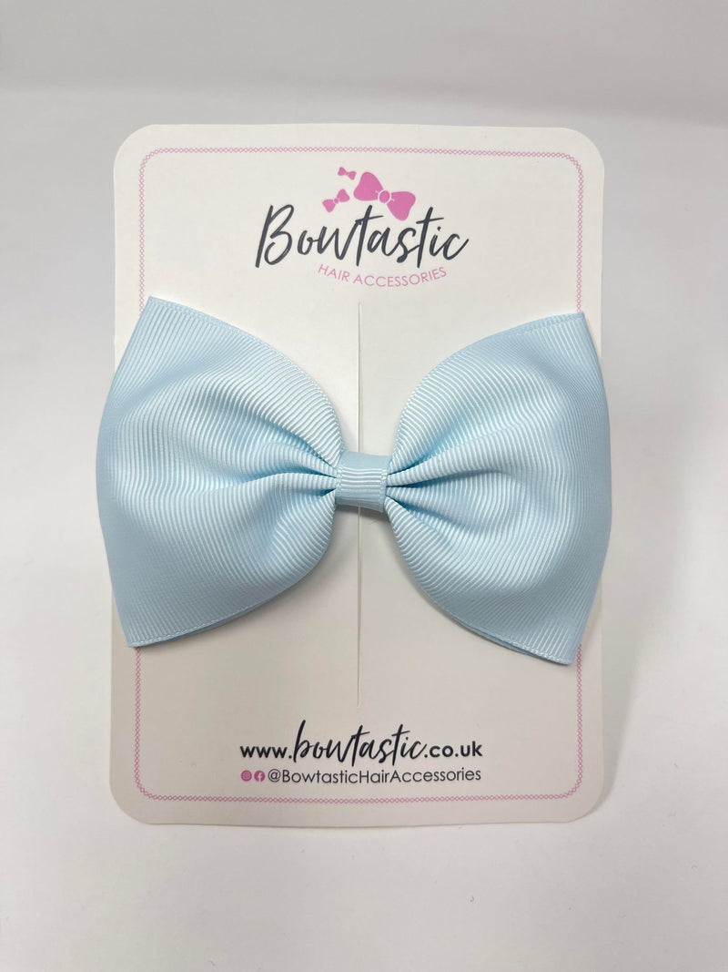 4.5 Inch Tuxedo Bow - Blue Vapor