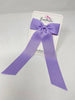 XL 4 Inch Tail Bow - Light Orchid