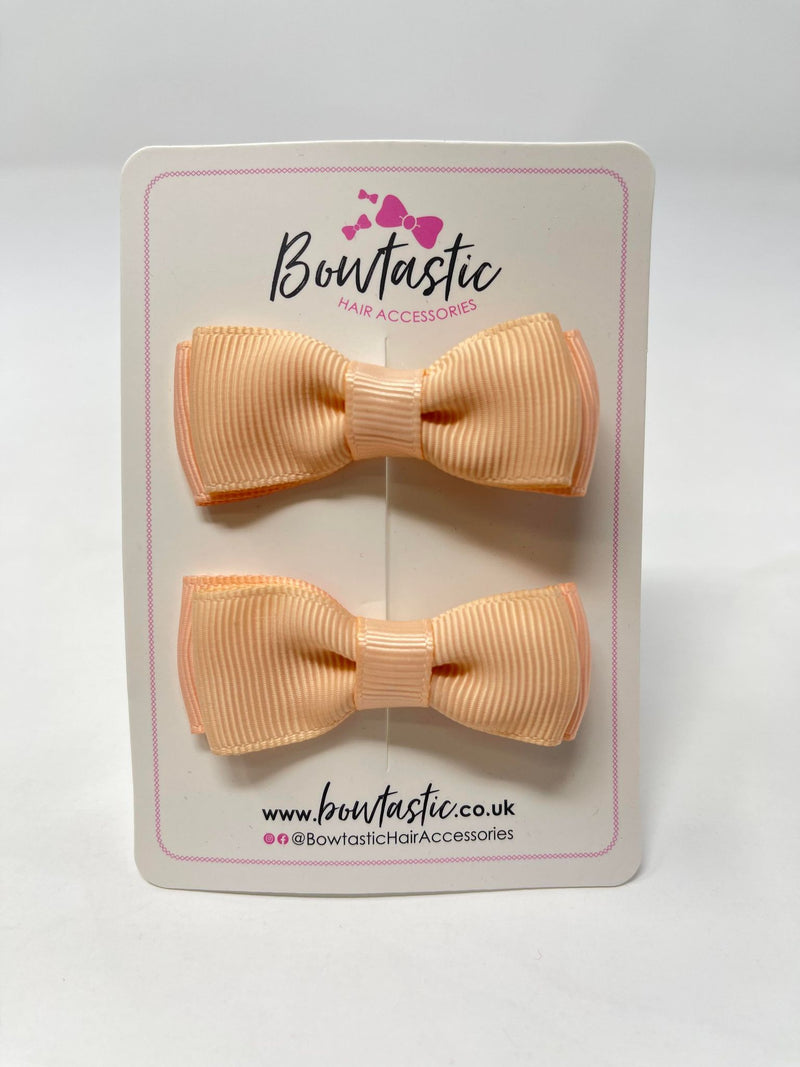 1.75 Inch Bows - Petal Peach - 2 Pack