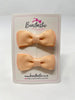 1.75 Inch Bows - Petal Peach - 2 Pack