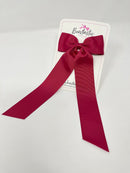 XL 4 Inch Tail Bow - Wine