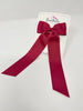 XL 4 Inch Tail Bow - Wine