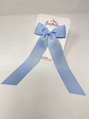 XL 4 Inch Tail Bow - Bluebell