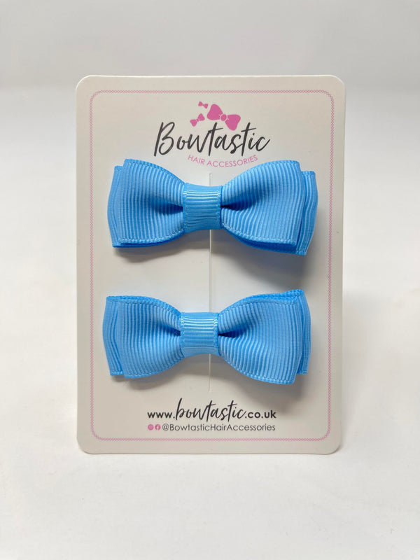 1.75 Inch Bows - Blue Mist - 2 Pack