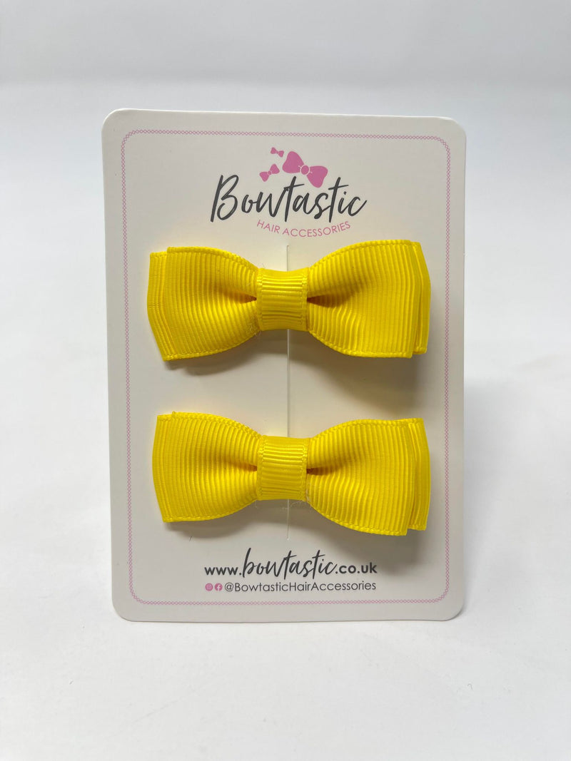 1.75 Inch Bows - Daffodil - 2 Pack