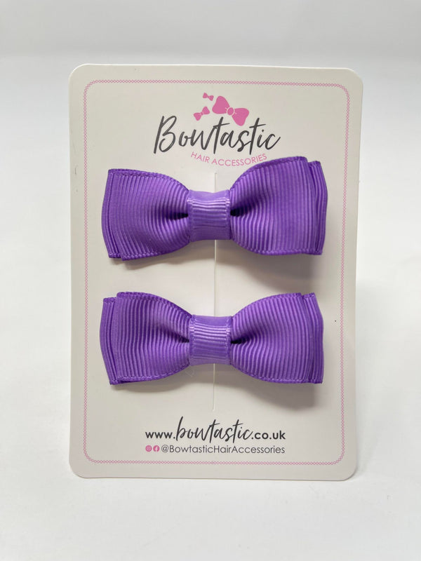 1.75 Inch Bows - Grape - 2 Pack