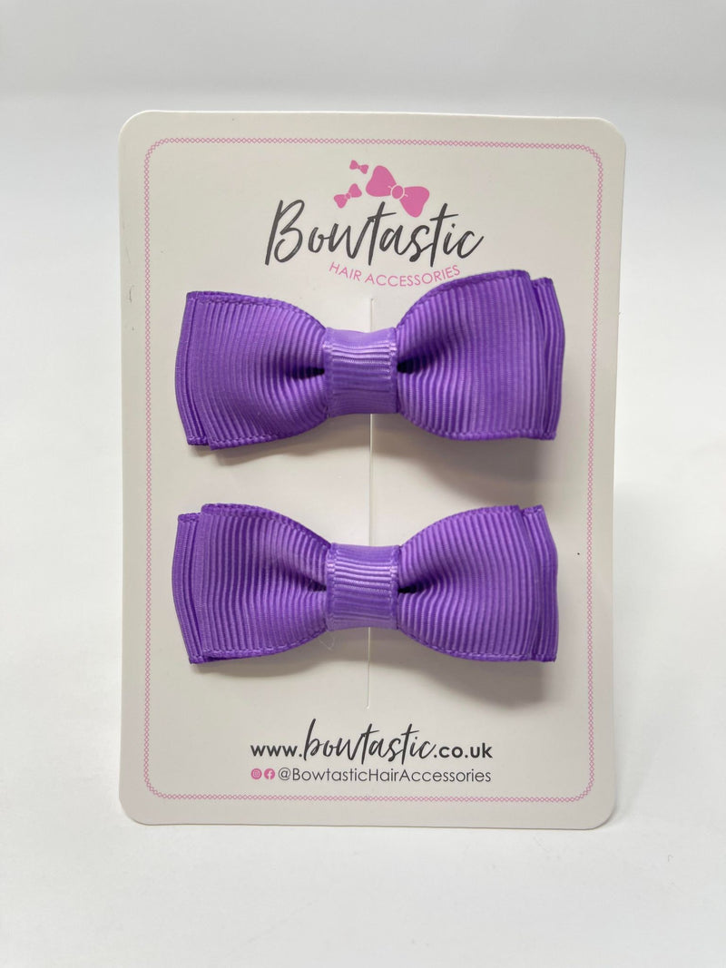 1.75 Inch Bows - Grape - 2 Pack