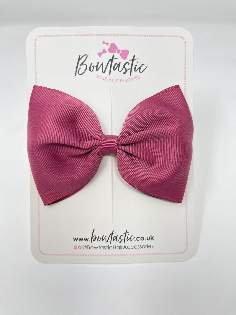 4.5 Inch Tuxedo Bow - Victorian Rose