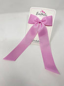 XL 4 Inch Tail Bow - Tulip