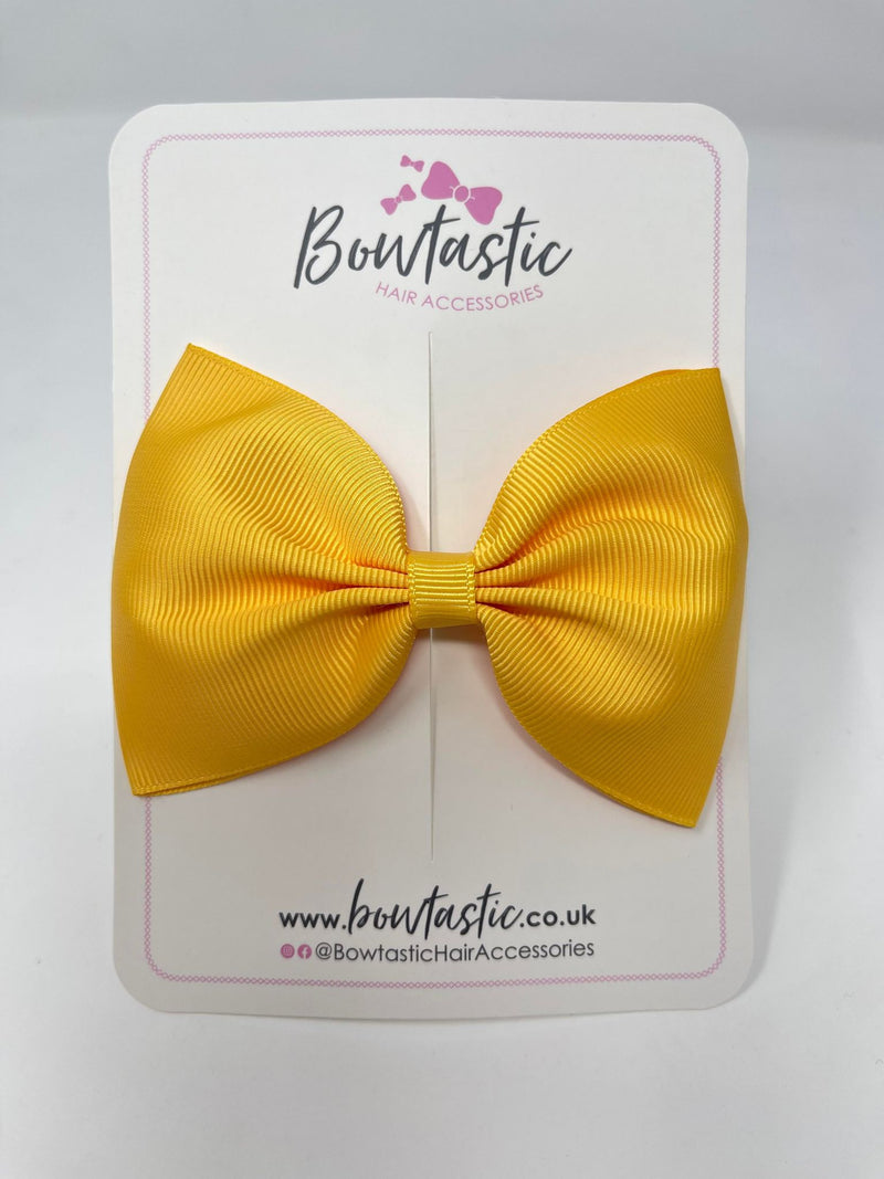 4.5 Inch Tuxedo Bow - Yellow Gold