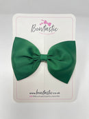 4.5 Inch Tuxedo Bow - Forest Green