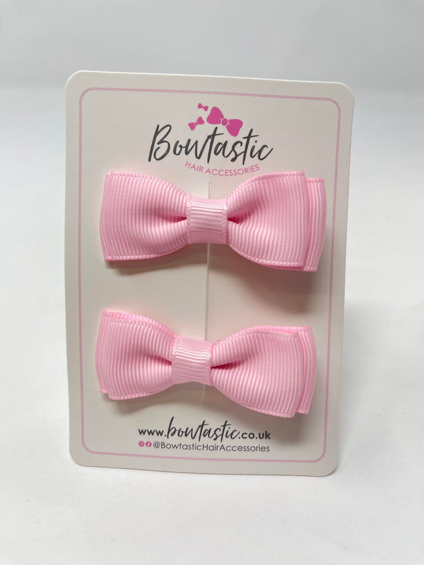 1.75 Inch Bows - Pearl Pink - 2 Pack