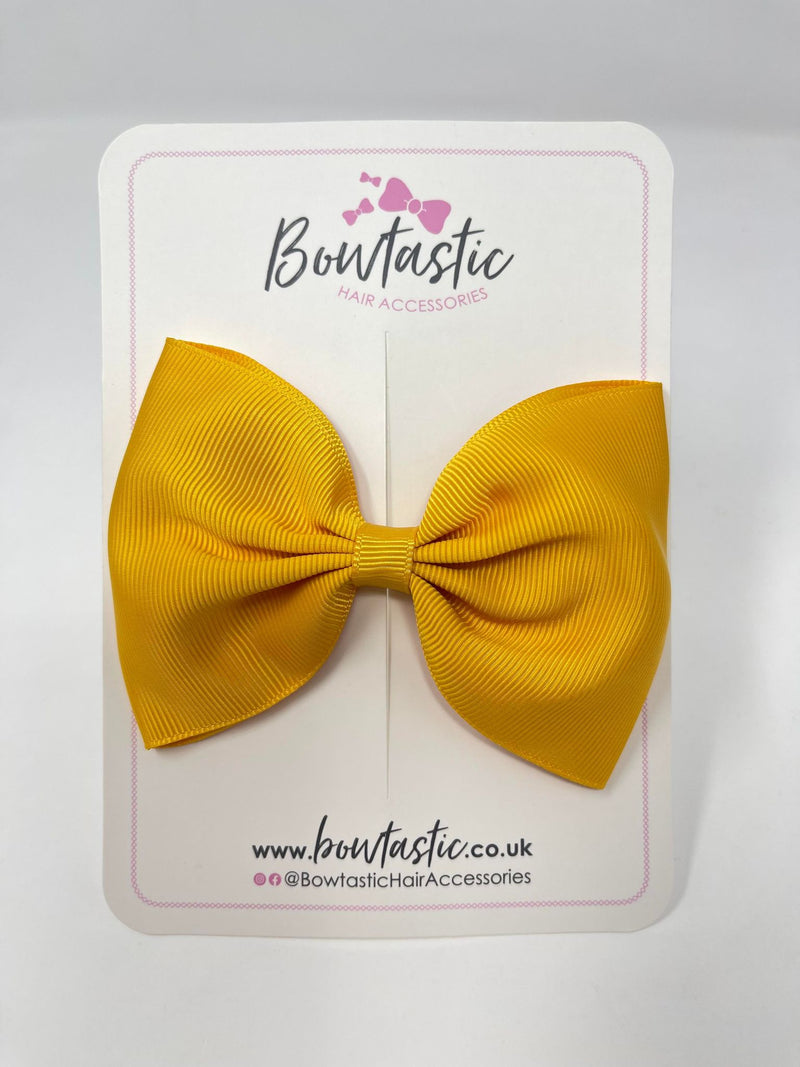 4.5 Inch Tuxedo Bow - Dandelion