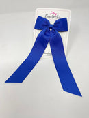 XL 4 Inch Tail Bow - Cobalt