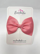 4.5 Inch Tuxedo Bow - Dusty Rose