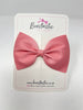 4.5 Inch Tuxedo Bow - Dusty Rose