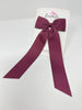 XL 4 Inch Tail Bow - Burgundy