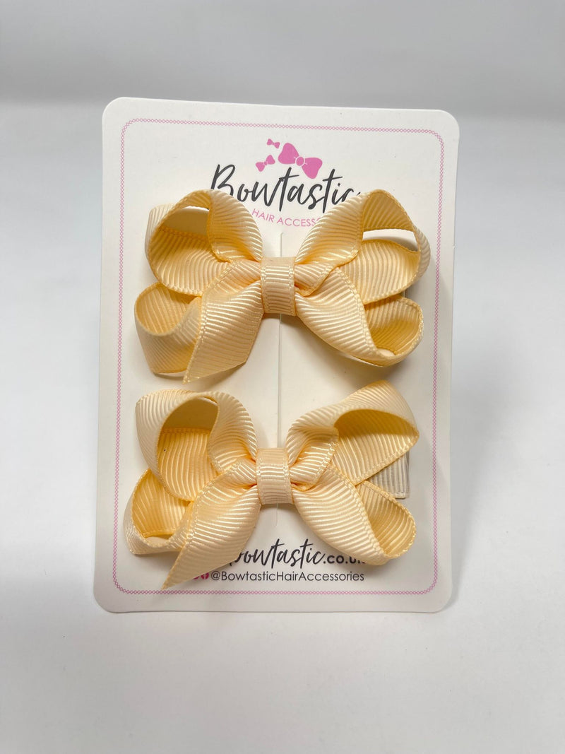 2 Inch Bow - Nude - 2 Pack