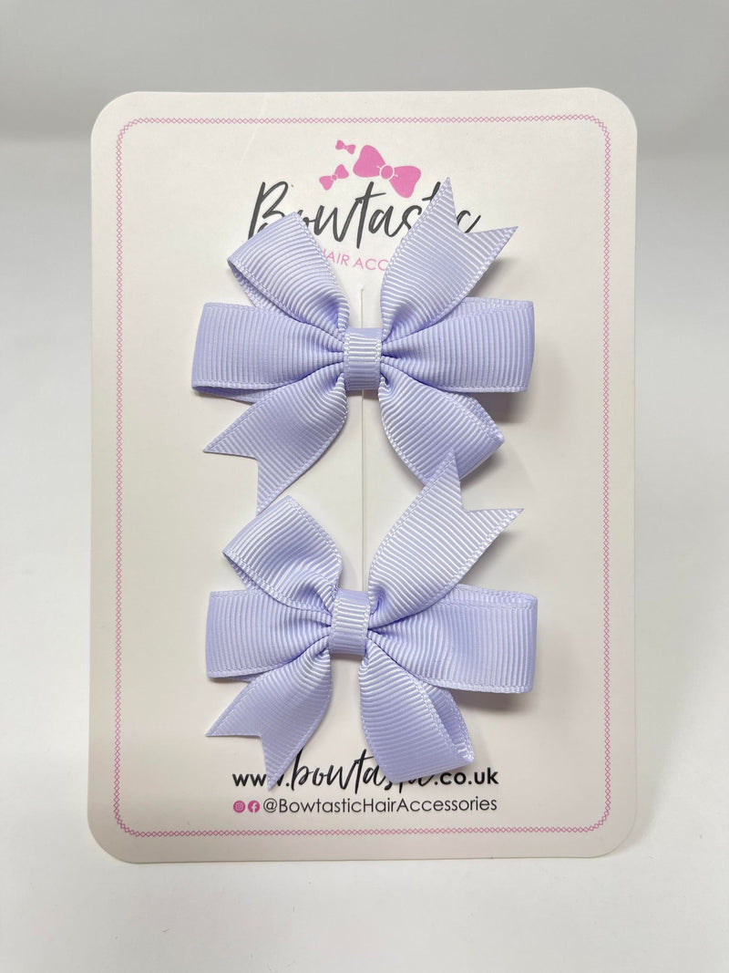 2.75 Inch Pinwheel Bow - Lilac Mist - 2 Pack