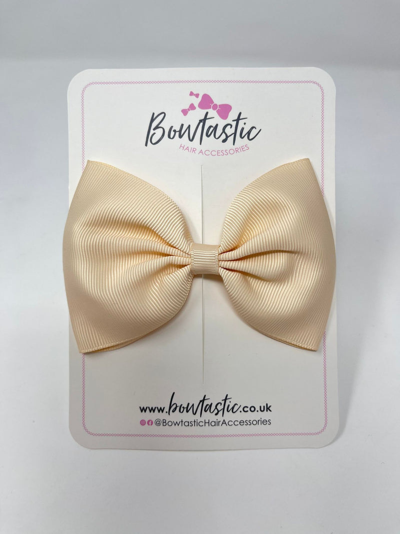 4.5 Inch Tuxedo Bow - Nude