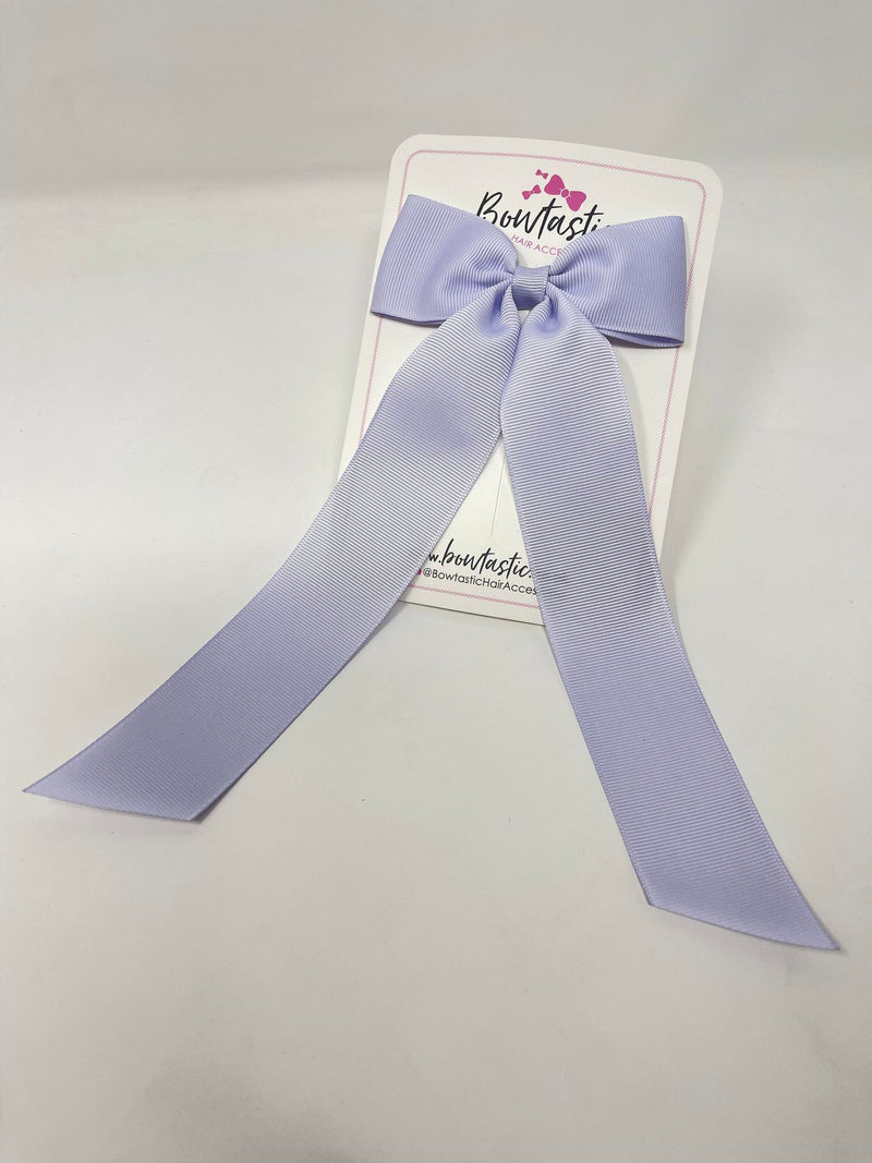 XL 4 Inch Tail Bow - Lilac Mist