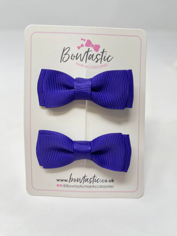 1.75 Inch Bows - Regal Purple - 2 Pack