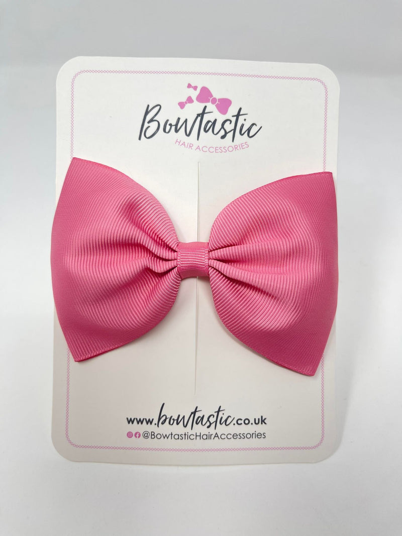 4.5 Inch Tuxedo Bow - Fantasy Rose