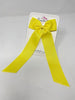 XL 4 Inch Tail Bow - Lemon