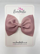 4.5 Inch Tuxedo Bow - Antique Mauve