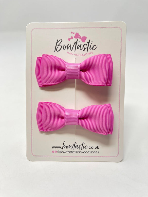 1.75 Inch Bows - Rose Bloom - 2 Pack