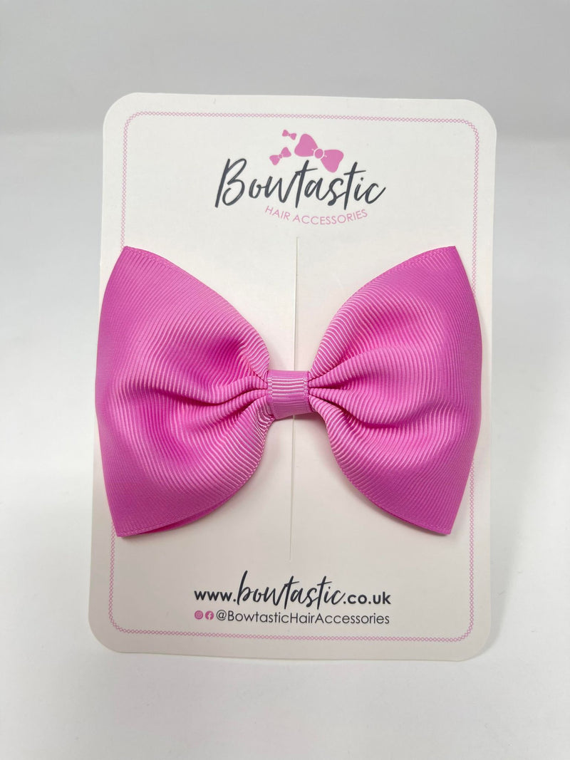 4.5 Inch Tuxedo Bow - Rose Bloom