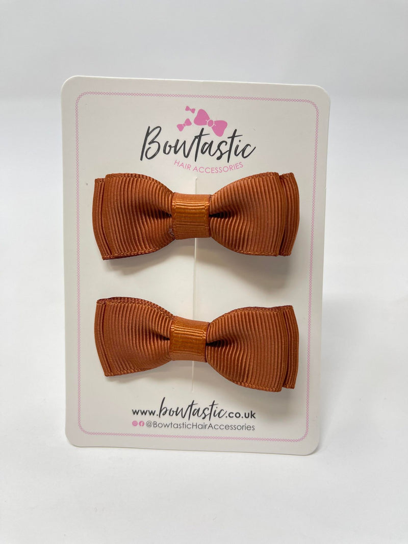 1.75 Inch Bows - Copper - 2 Pack