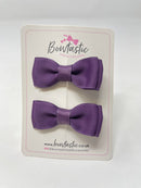 1.75 Inch Bows - Amethyst - 2 Pack
