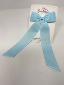 XL 4 Inch Tail Bow - Light Blue