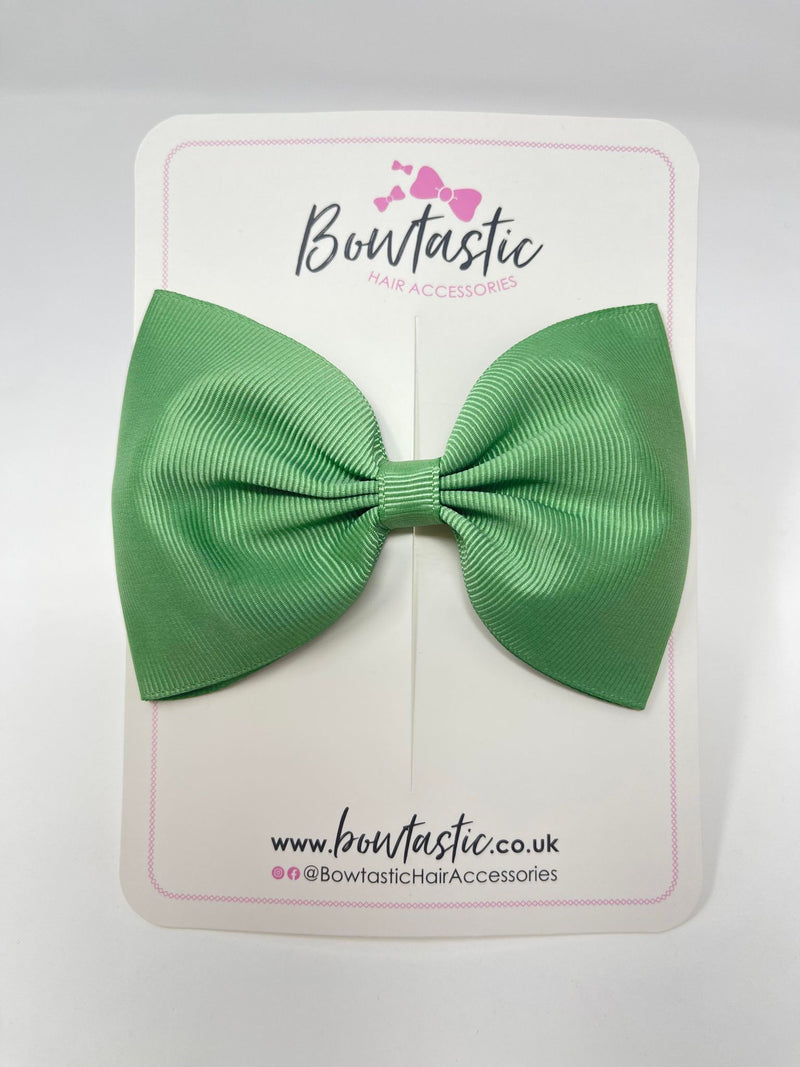 4.5 Inch Tuxedo Bow - Sage Green