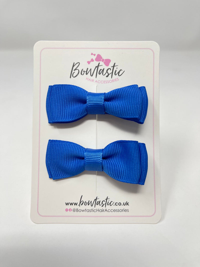 1.75 Inch Bows - Royal Blue - 2 Pack